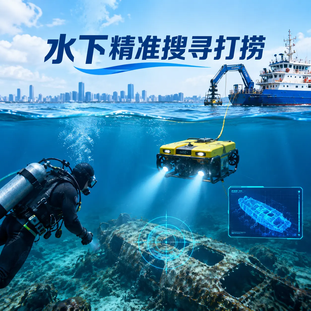 鸡东水下精准搜寻打捞